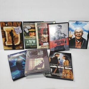 DVD Movie Lot of 8 Walk the Line The Color Purple Jackie Chan WWII Documentary